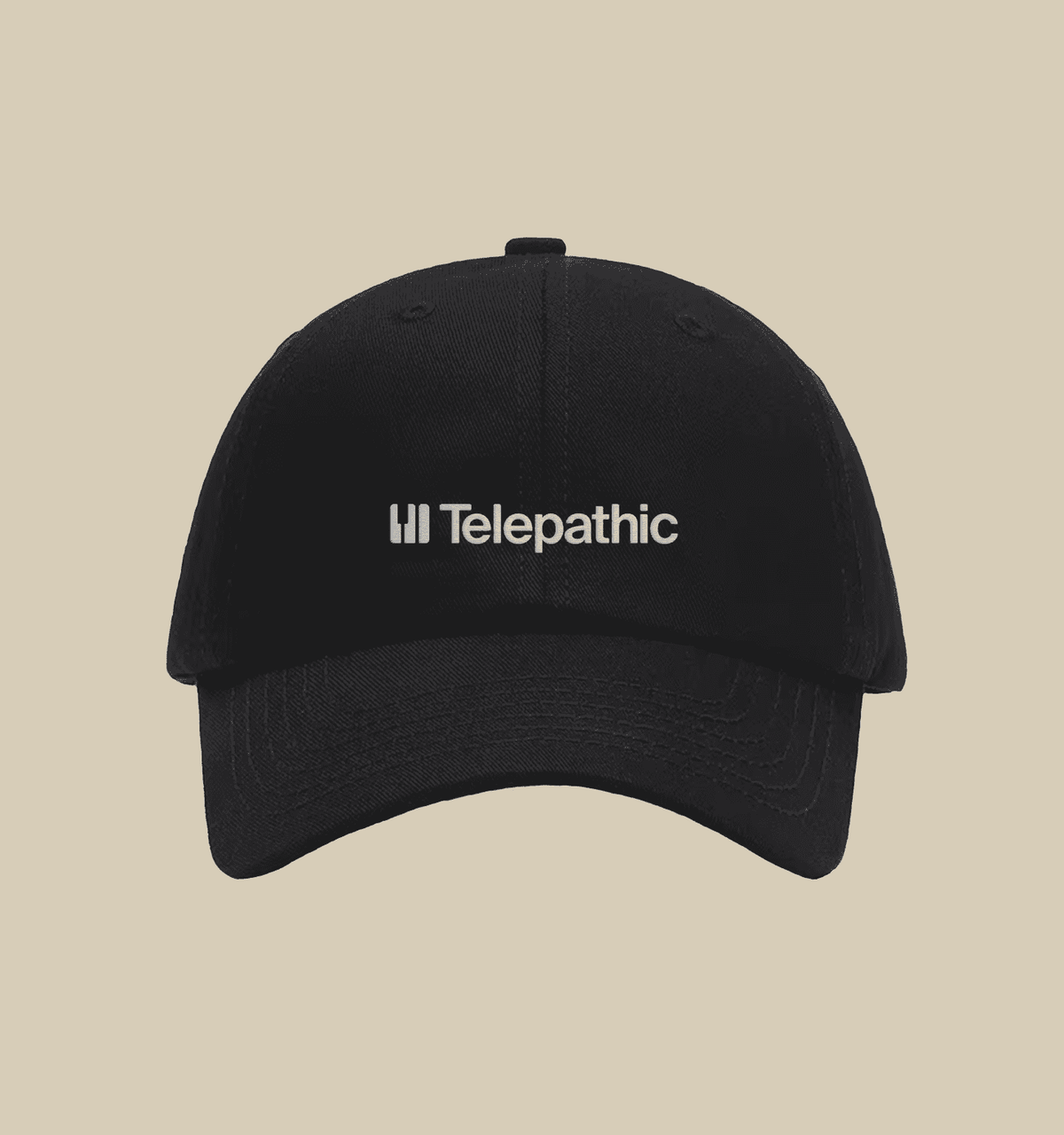 Black Telepathic Twill Hat – Telepathic LLC