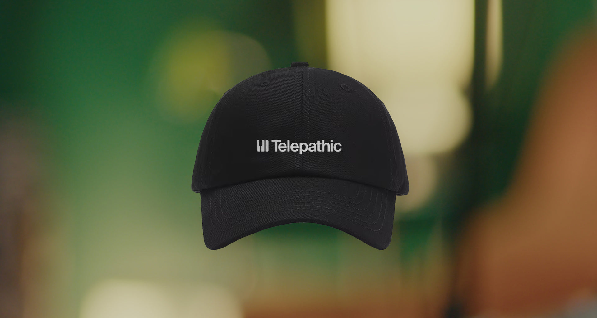 Black Telepathic Twill Hat
